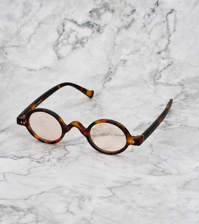 Explicit Poets Explicit Poets Unisex LIAM Matt Tortoise - Peach Stylish Sunglasses, 9EP6M