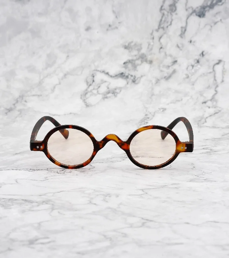 Explicit Poets Explicit Poets Unisex LIAM Matt Tortoise - Peach Stylish Sunglasses, 9EP6M