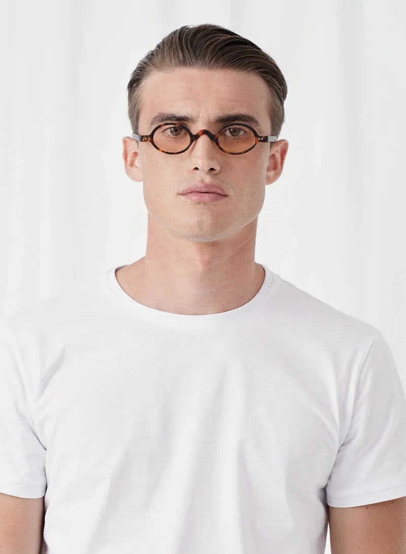 Explicit Poets Explicit Poets Unisex LIAM Matt Tortoise - Peach Stylish Sunglasses, 9EP6M