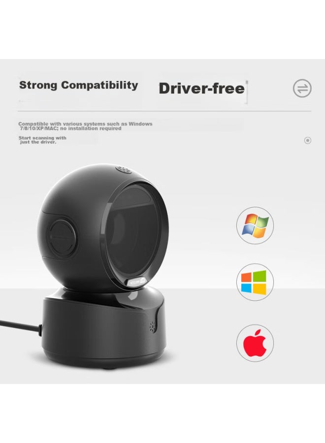 Nteumm Supermarket 2d Barcode Payment Platform Scanner Box, Qr Code Payment And Cashier Scanner, Hoal Electronic Health Card Medical Insurance Barcode Traceability Code Universal Scanner Gun A1 - Image 4