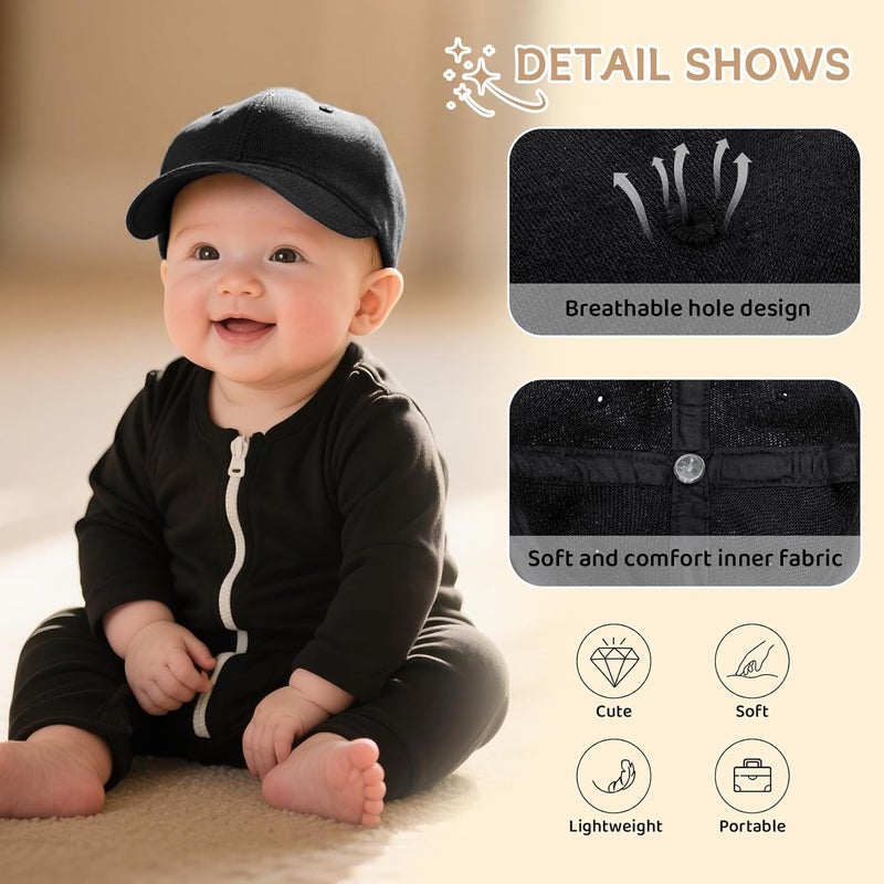 Durio Baby Baseball Hat Adjustable Baby Baseball Cap Sun Protection Infant Hats Soft Newborn Baseball Hat Baby Boy Hat - Image 4