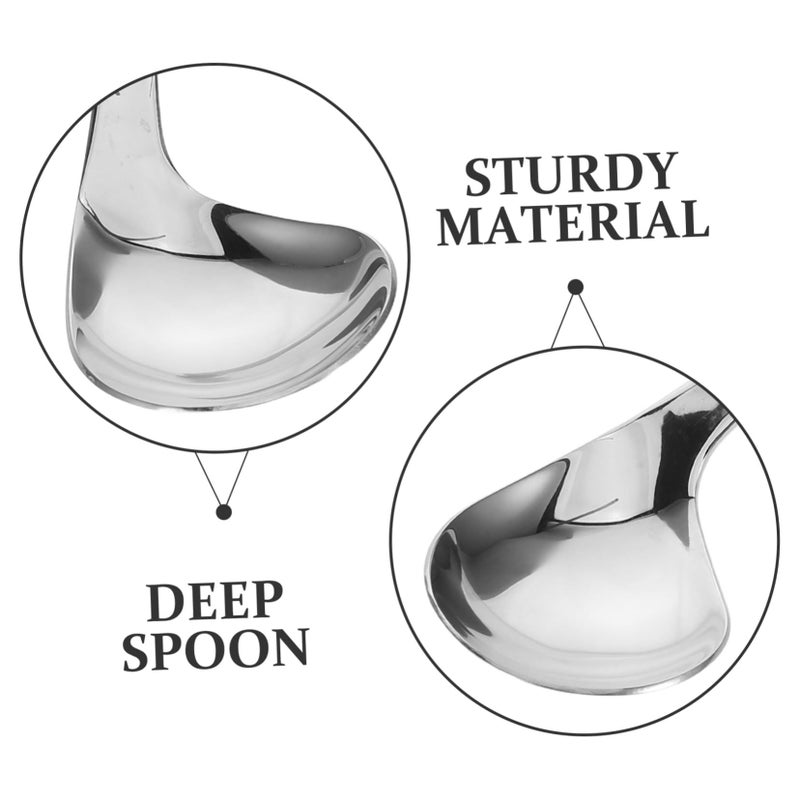 Adaptive Spoon Ergonomic Curved Handle Self Feeding Utensil Right Handed Design - Image 4