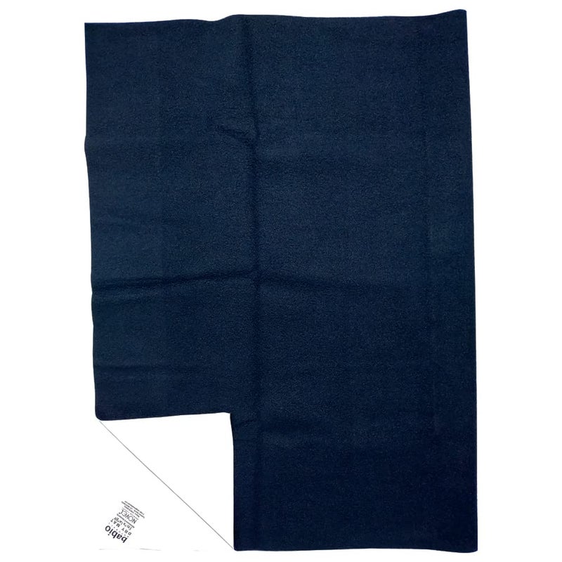 NOVEL Microfiber Baby Bed Protecting Mat (Navy Blue, Extra Large) - Image 5
