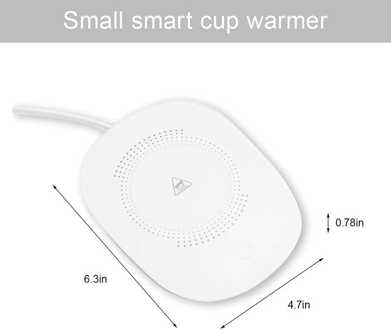 RIGJAK Auto Shut Off Hot Plate Personal Heated Ceramic Coffee Mug White 1 Piece - Image 2