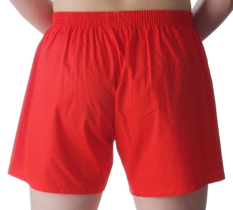 MSPEC Men's Boxers 3D-Crotch Breathable/Comfortable MS-03 Red XXL - Image 3