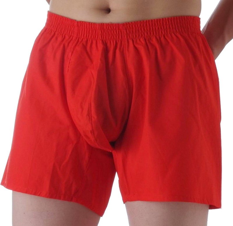MSPEC Men's Boxers 3D-Crotch Breathable/Comfortable MS-03 Red XXL - Image 2