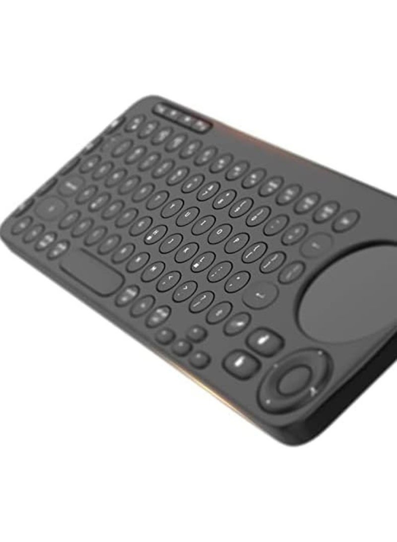 Prime by javaudan Dual Mode Portable Wireless Bluetooth Keyboard ( Pure English ) with Precision Touch Pad Compatible for Windows 8/10 Android Mac OS Comfort Design Black  - Image 2