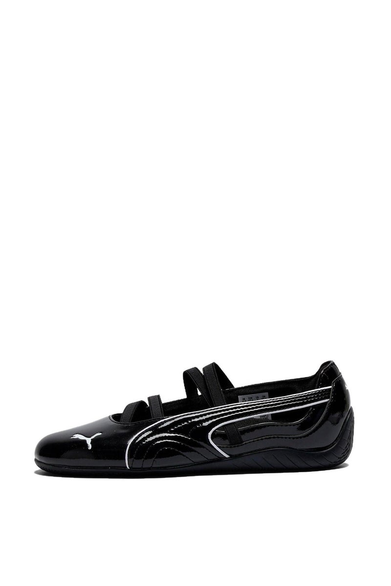 PUMA Speedcat Ballet Flats for Women | Glossy Black | Comfort Shoes - Image 1