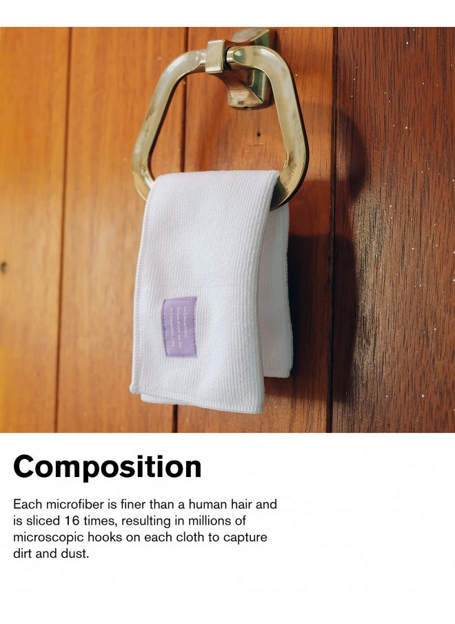 Jason Markk Premium Microfiber Towel - 12" x 12"- Absorbent - Quick-Drying - Non-Abrasive - Lint-Free - Durable - Machine Washable - Effectively Removes Dirt, Dust, Debris