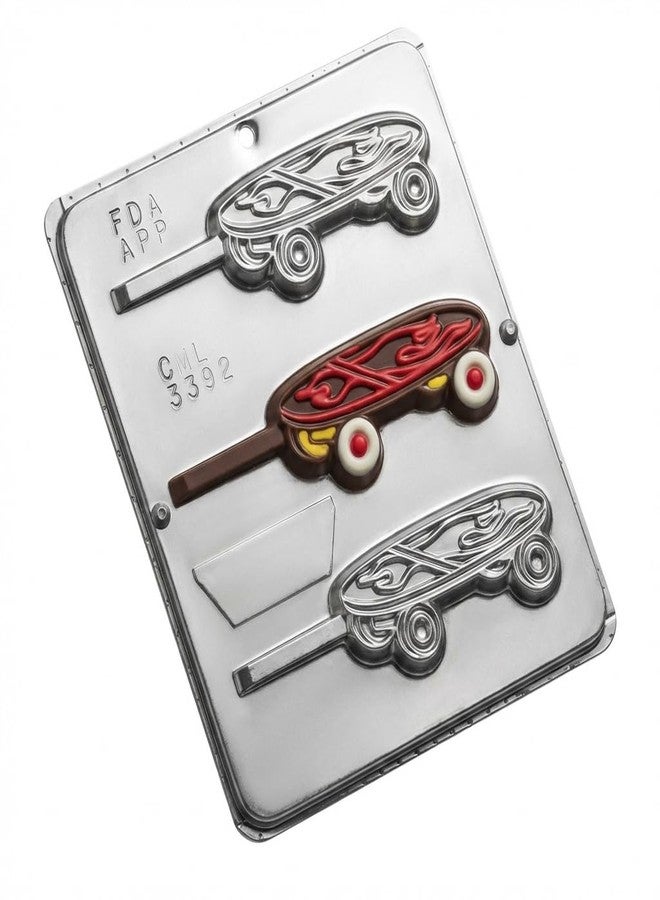 Lollipops Skateboard Lollipop Chocolate Candy Mold 3392 - Image 1