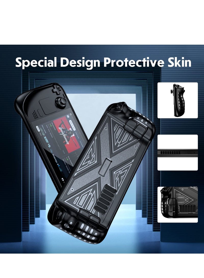 Y&D Case for Steam Deck Compatible Deck, Skin Protective Non-slip TPU Screen Protector Shockproof Anti-Collision with Cool  - Image 2