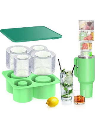 Ice Cube Tray, Silicone ice Cube Set with lid Makes 4 Hollow Cylinder Ice Cube Molds, Ice Making Silicone Mold, for Freezer, Ice Drink, Juice, Whiskey, Cocktail, Summer Gifts - pzsku/Z6D61280E148408B9CC98Z/45/_/1721656807/e17af980-1a0c-4a9d-95a6-0b7a1f4d9728