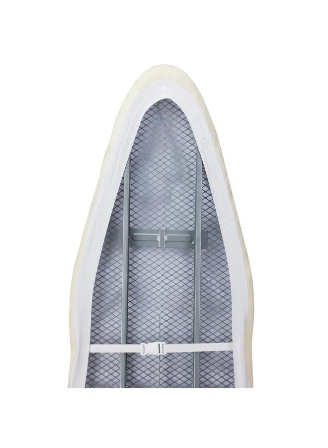 BNDX Ironing Board Cover, 15" x 54" Standard Size Thick Padding with 2" Elastic, Stain Resistant & Durable Scorch, 2 Click Buckles for Smooth Iron Beige Natural Twill(Bonus Plastic Bag Holder) - Image 5