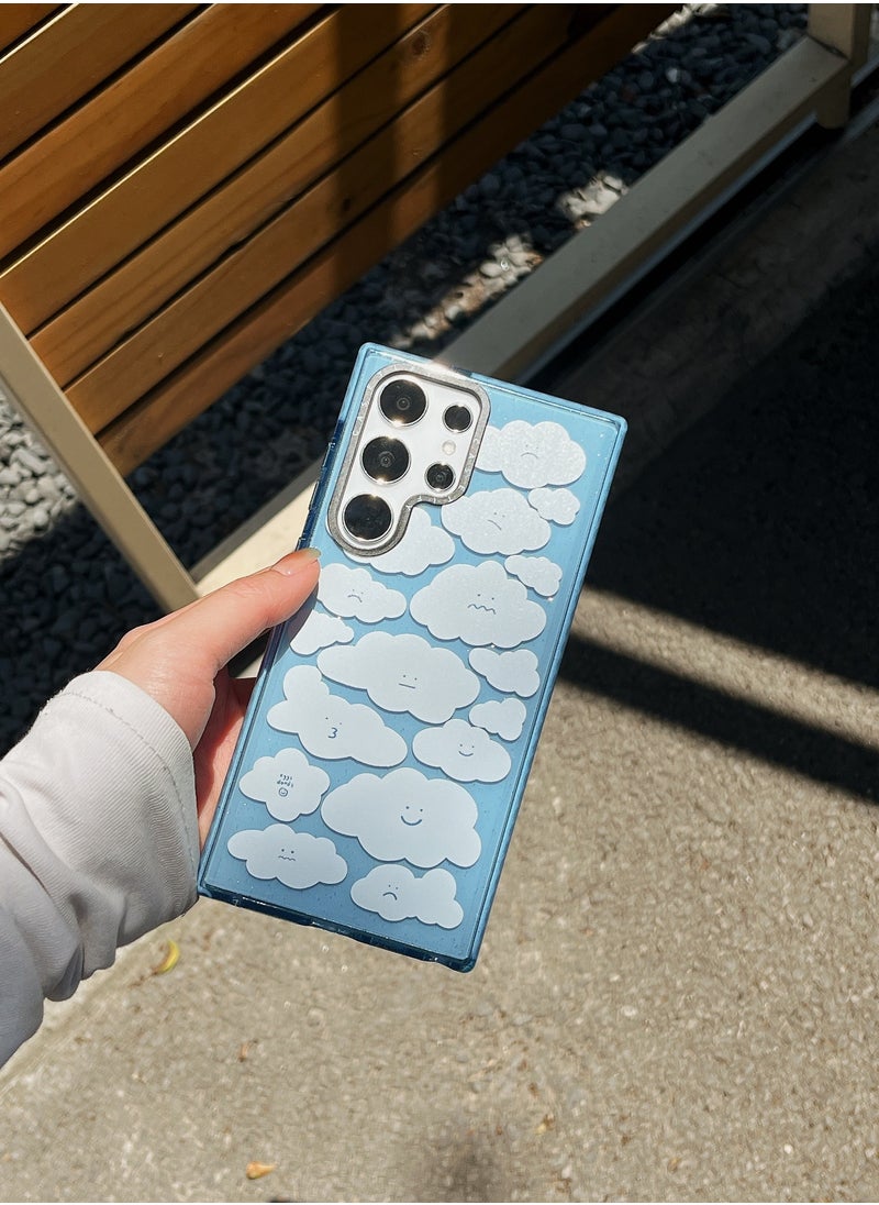 Casetify - Samsung Galaxy S23 Ultra Case - 'Cheerful Clouds' - Whimsical Bunny Series - Image 1