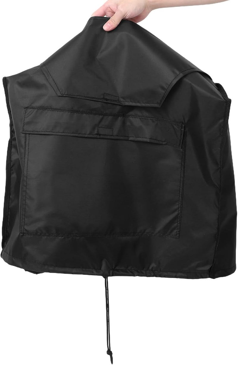 Waterproof Generator Cover for Outdoor Use Small Portable Generator Protective Dust and Rain Storage Cover Black Weather Resistant - Image 4