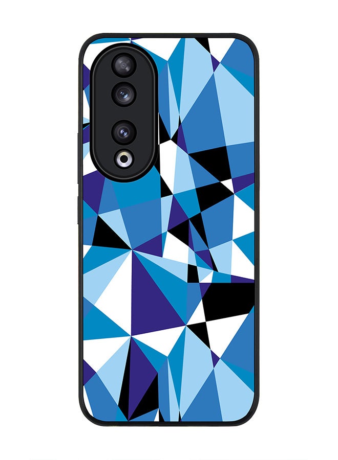 Stylizedd Rugged Black edge case for Honor 90 5G, Slim fit Soft Case Flexible Rubber Edges Anti Drop TPU Gel Thin Cover -  Crystal Prism - Image 1