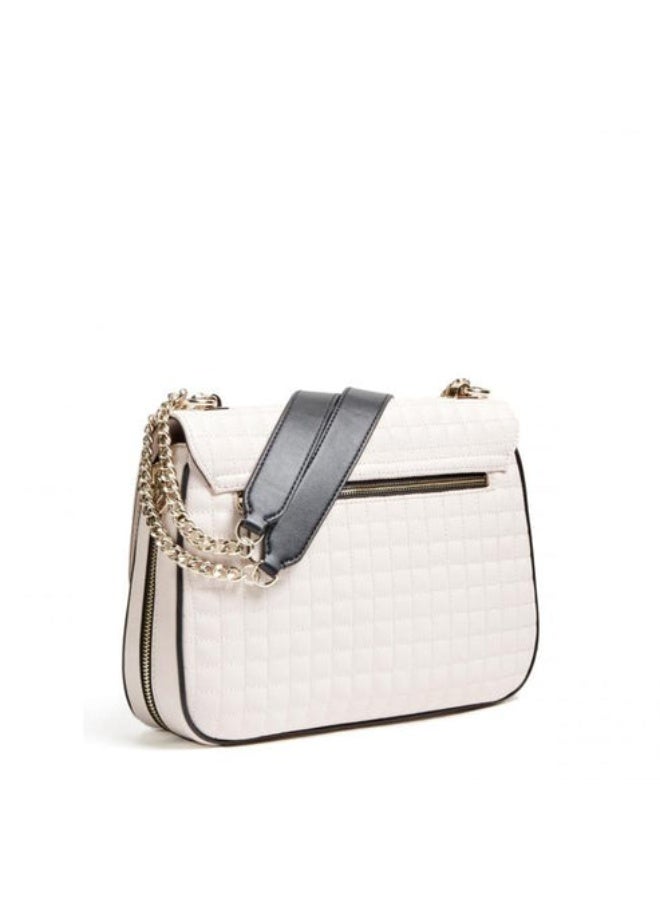 GUESS GS Matrix Convertible Shoulder Bag – Genuine Leather Quilted Design - Image 3