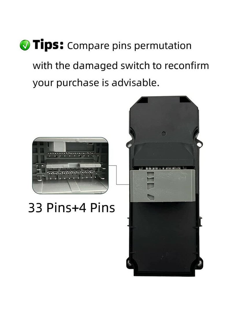 Window Switch Front Left Side Parts no 35750-TB0-H01 35750-TBD-H13 35750 Driver Side Master Power Window Switch fit for 2008 To 2012 Honda Accord Window Switch - Image 4