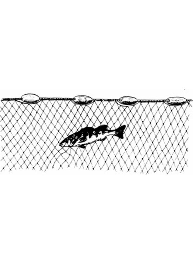 Das Departmental Store Das Departmental Store 2 Finger Pass Hole, 40 Feet Long Nylon (Fashi Jaal) Fishing Net  (Blue)  - Image 2