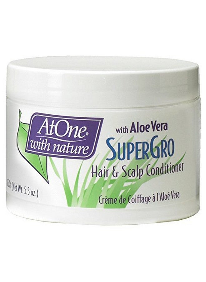 AtOne Super Gro Hair & Scalp Conditioner With Aloe Vera 5.5 Oz. Jar - Image 1
