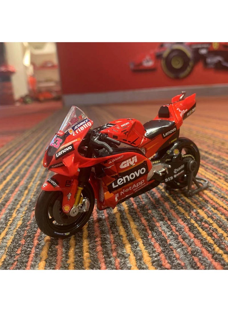 1:18 Scale Ducati Honda Yamaha Moto Models Ducati Lenovo Team 2023 (#23) 