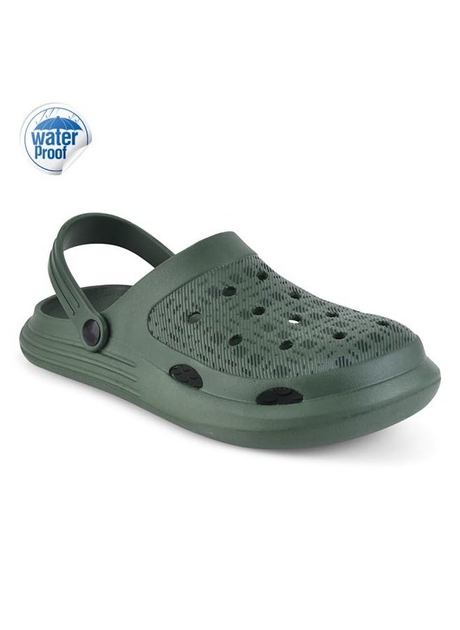 Paragon - PARAGON K10914G Stylish Clogs For Men | Water Ressistant, Lightweight, Comfortable, Durable Clogs with Adjustable Heel Strap | Easy Wash | Ideal for Outdoor Use - Image 1