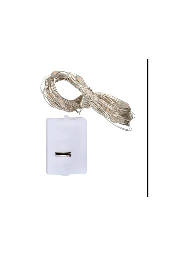 The Bros Fairy String Lights16.6Ft/5M 50LED Firefly String Lights for Garden Home Party Wedding Festival Decorations Crafting Battery Operated Lights,Warm White (5 m) - Image 2