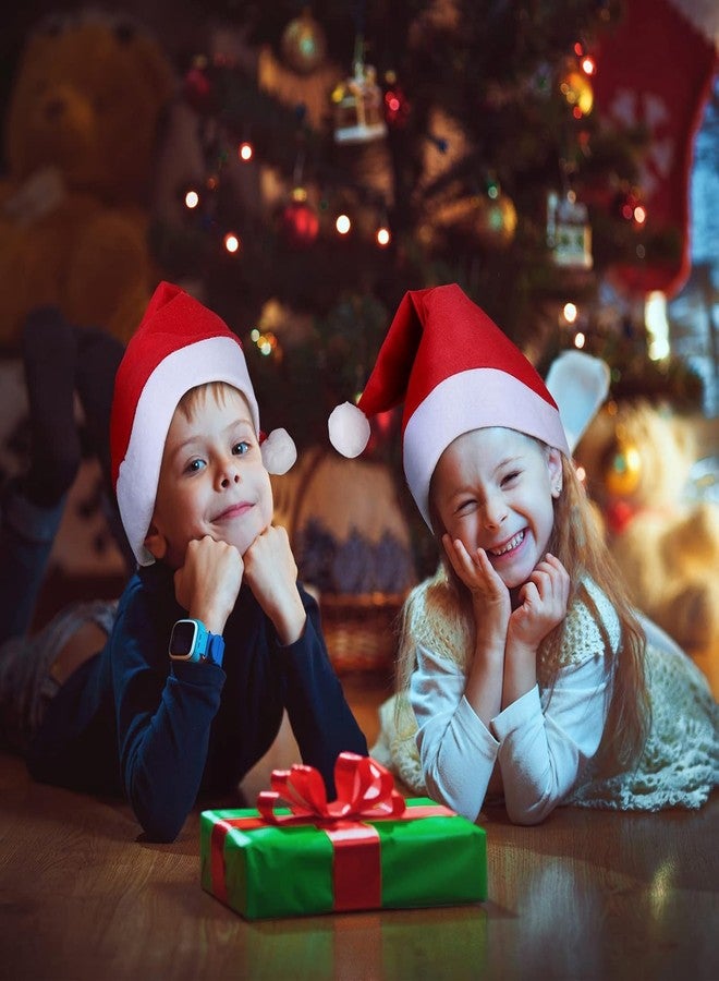 Ascension 2pcs Christmas Santa Claus Hat/Santa Claus Cap Merry Christmas Hat Pony Tail Cap for Christmas/Xmas Party Celebration for Kids Adults - Image 3