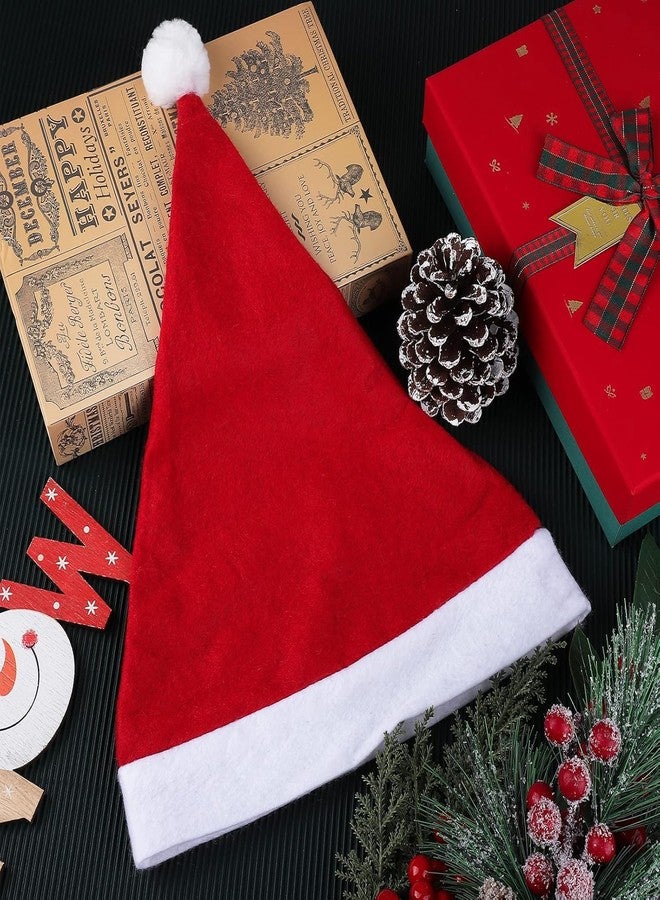 Ascension 2pcs Christmas Santa Claus Hat/Santa Claus Cap Merry Christmas Hat Pony Tail Cap for Christmas/Xmas Party Celebration for Kids Adults - Image 2