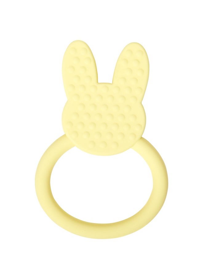 C.R. Gibson C.R. Gibson 100% Food Grade Silicone Bunny Baby Teether for Infants, 2.75" x 4.25", Multicolor  - Image 2
