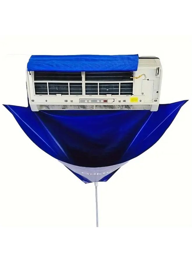 Reusable Air Conditioner Cleaning Cover with Drain Pipe 95cm Large Size Storage Bag - Image 5