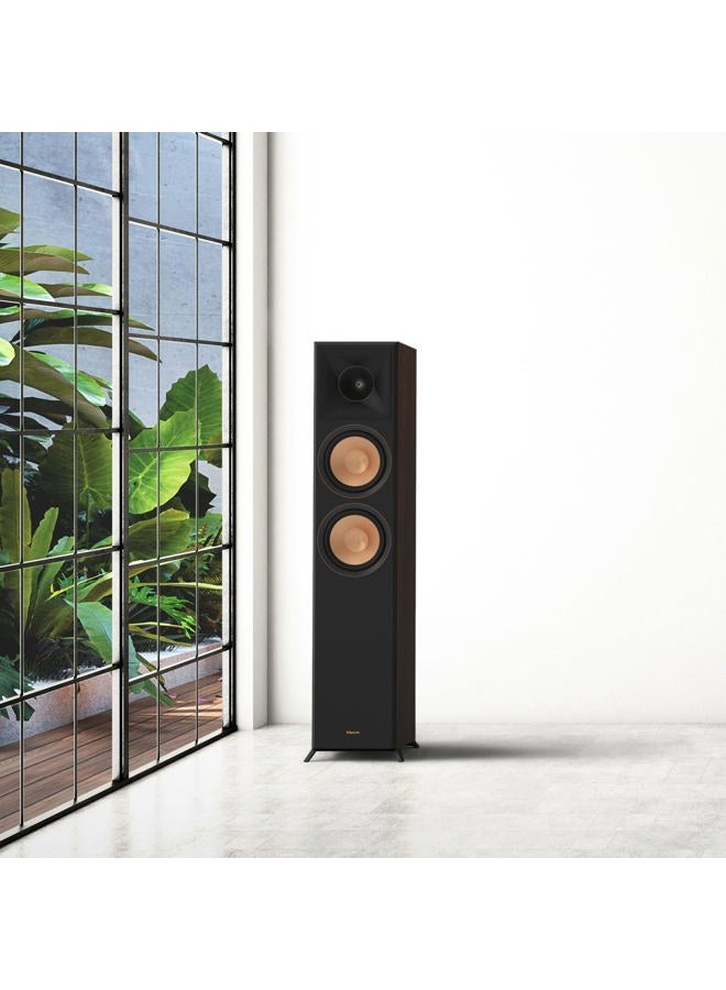 Klipsch Reference Premiere RP-6000F II Floorstanding Speaker with Larger 90° x 90° Hybrid Tractrix Horn, 1” Tweeter, 6.5” Woofers, and Dolby Atmos Integration Options for Home Theater Sound in Ebony - Image 5
