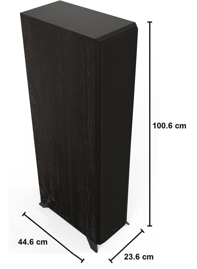 Klipsch Reference Premiere RP-6000F II Floorstanding Speaker with Larger 90° x 90° Hybrid Tractrix Horn, 1” Tweeter, 6.5” Woofers, and Dolby Atmos Integration Options for Home Theater Sound in Ebony - Image 3