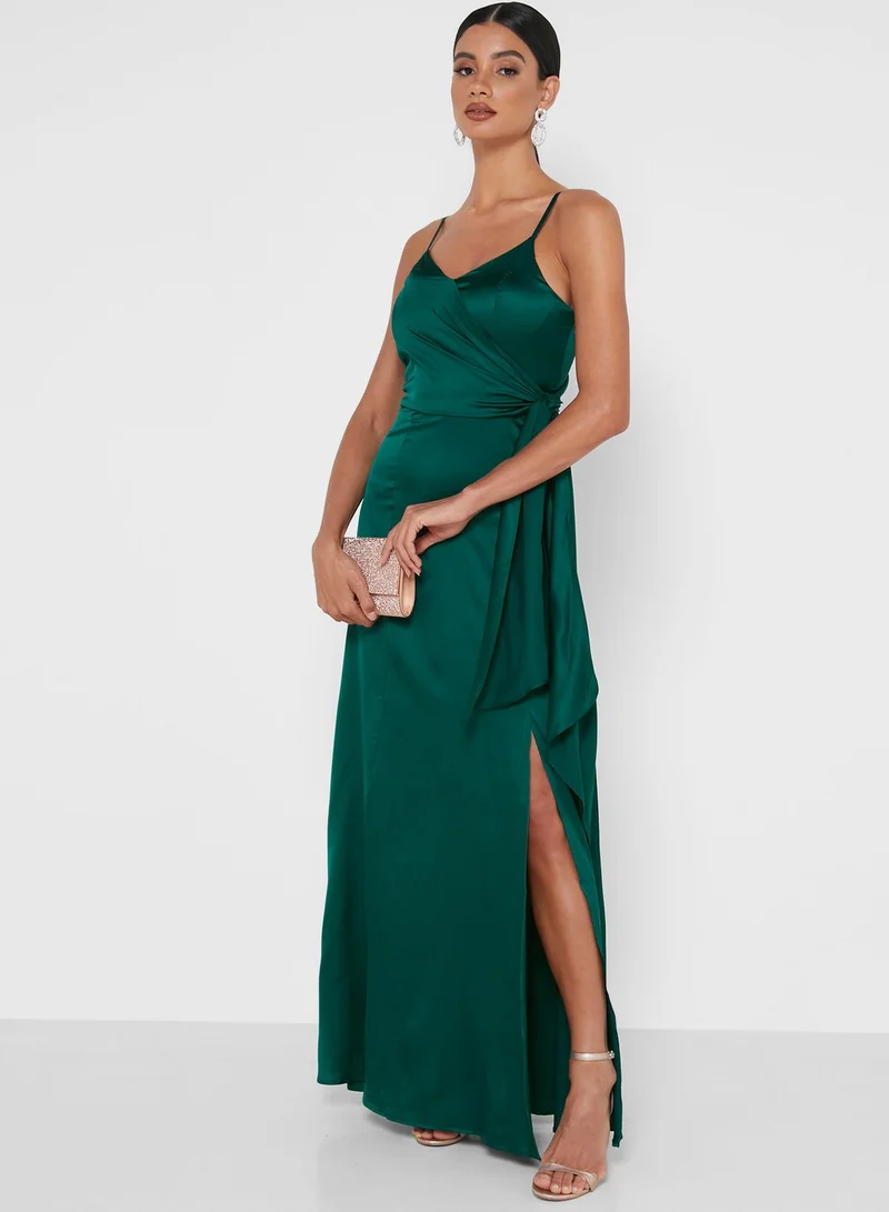 Chi-Chi London Rachelle Side Tie Cami Dress
