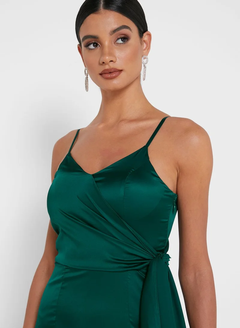 Chi-Chi London Rachelle Side Tie Cami Dress