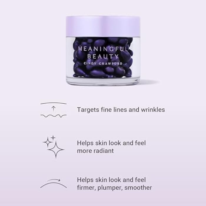 Meaningful Beauty Wrinkle Smoothing Capsules Advanced Formula With Hyaluronic Acid , 60 Count - Image 3