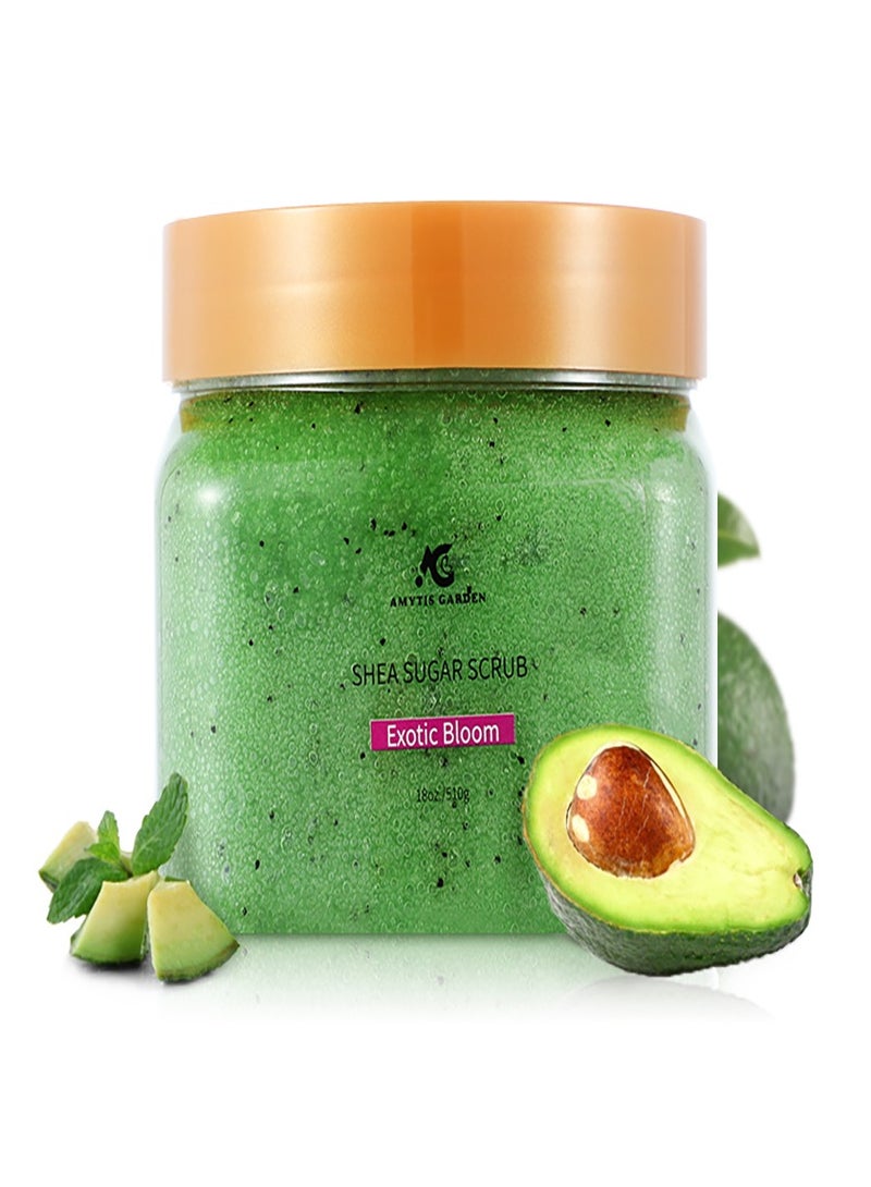 AMYTIS GARDEN Shea and sugar scrub  Exotic Bloom - Image 1