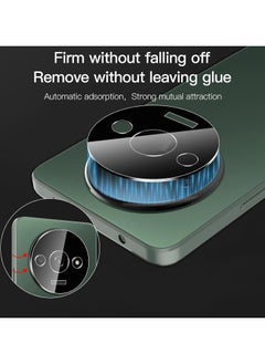 Generic Xiaomi Redmi A3 Camera Lens Protector, HD Ultra-Thin Tempered Glass [Full Coverage] [Anti-Scratch] Drop Protection Contact Protector/Optical Lens Case - Black  - Image 3