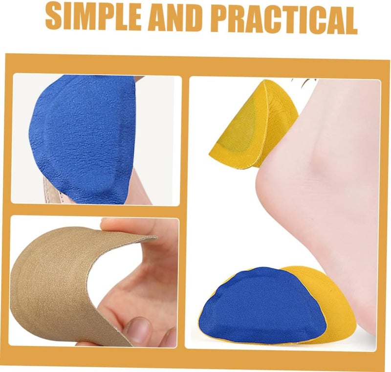 Heel Cushions and Heel Liners 5 Pairs Wear-Resistant for Boots and Sneakers High Comfort Supple Inserts for Men and Women Preventing Blisters and Rubbing - Image 3