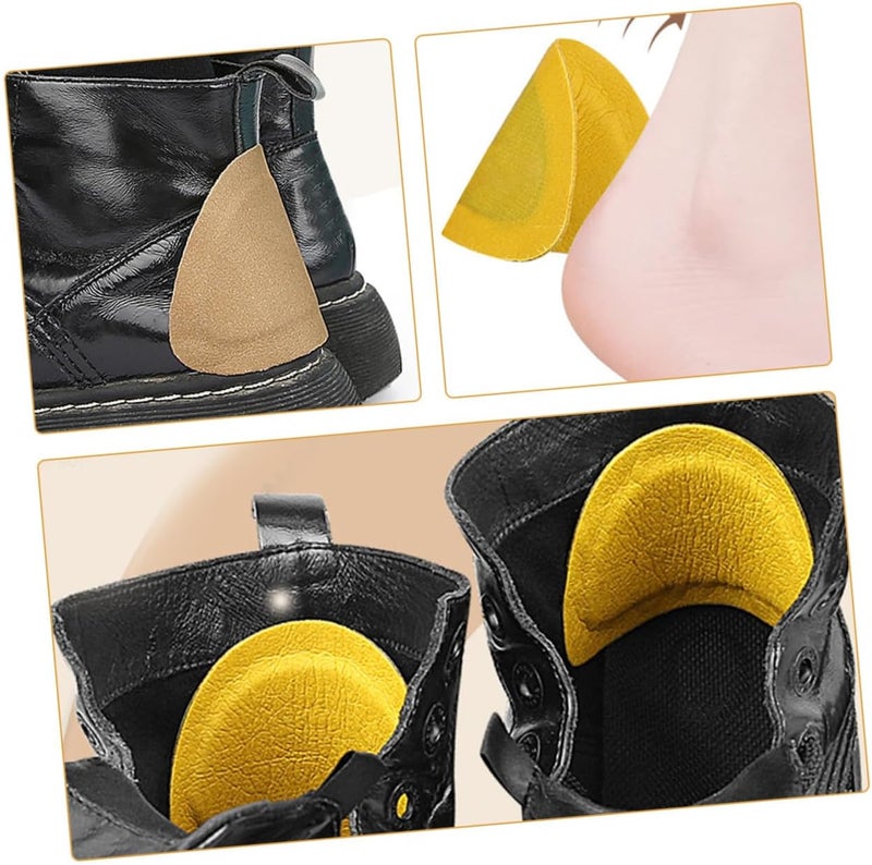 Heel Cushions and Heel Liners 5 Pairs Wear-Resistant for Boots and Sneakers High Comfort Supple Inserts for Men and Women Preventing Blisters and Rubbing - Image 4