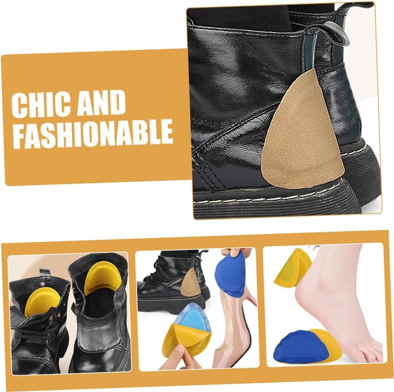 Heel Cushions and Heel Liners 5 Pairs Wear-Resistant for Boots and Sneakers High Comfort Supple Inserts for Men and Women Preventing Blisters and Rubbing - Image 5