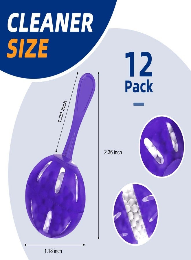 ADDFRESH Top-Fill Humidifier Cleaner Ball, Tank Cleaning Cartridge, Purifies Water and Eliminates Mineral Build-up, 12 Pack, Purple - Image 2