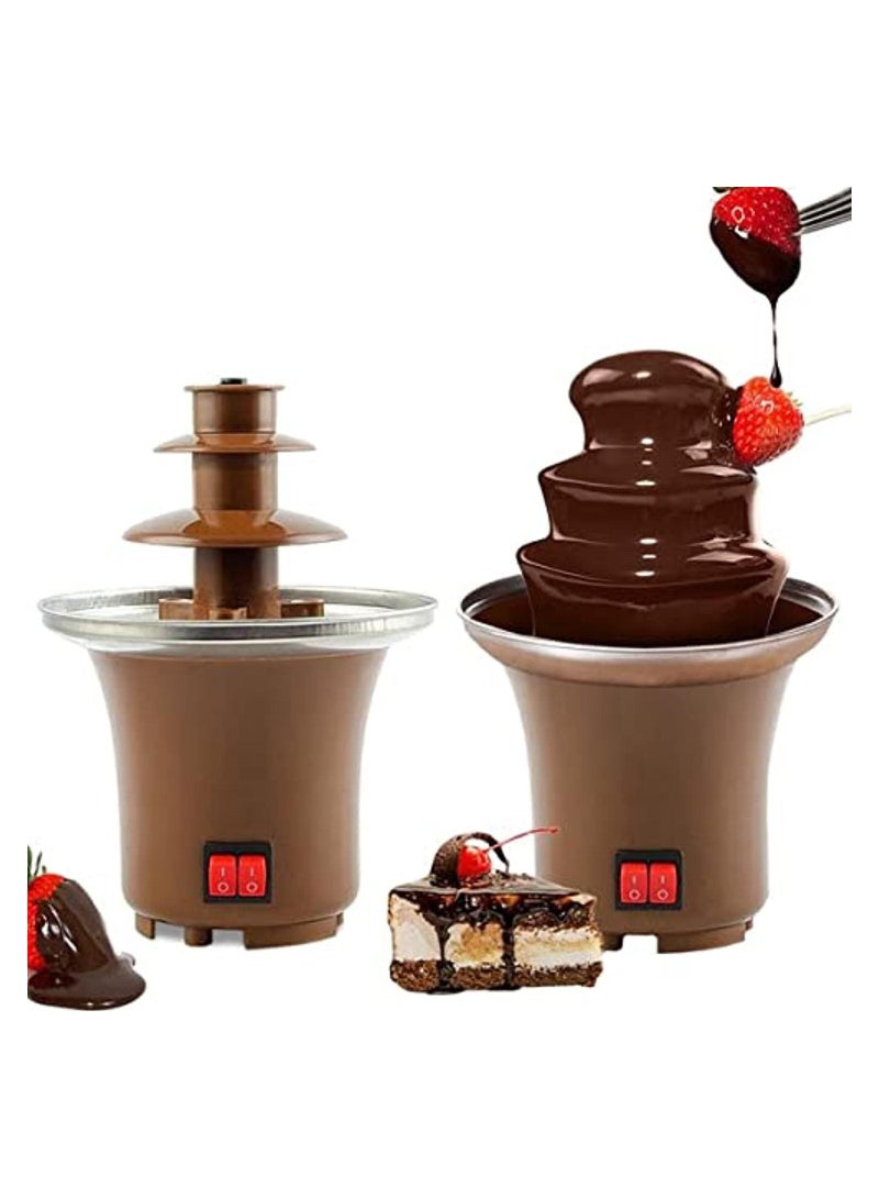SOSEKO Chocolate Fountain Machine 3 Tier Stainless Steel Fondue Heat And Motor Controls Electric - Image 3
