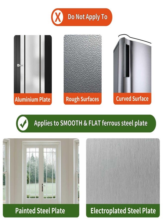 INSFITY Heavy Duty Magnetic Curtain Rods for Metal Door (16-28" Pack 2 White) Magnetic Cafe Curtain Rod with Strong Magnet & Suction-Cup (Patent Pending) - Image 3