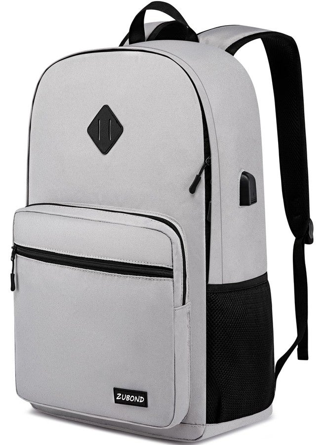 ZUBOND Backpack for Men and Women, School Backpack for Teens Boys, Lightweight Casual High School Bookbag, Laptop Backpack with USB Charging Port Fits 17.3 Inch Notebook - Image 1