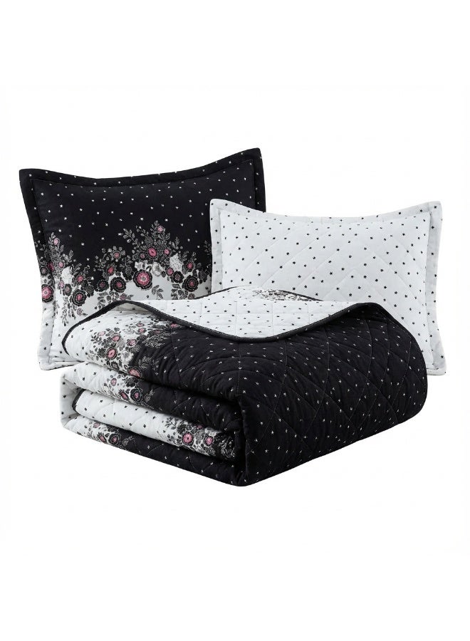 Family Bed Coverlet Set Cotton 3 pieces size 240 x 240 cm model 129 from Family Bed - Image 3