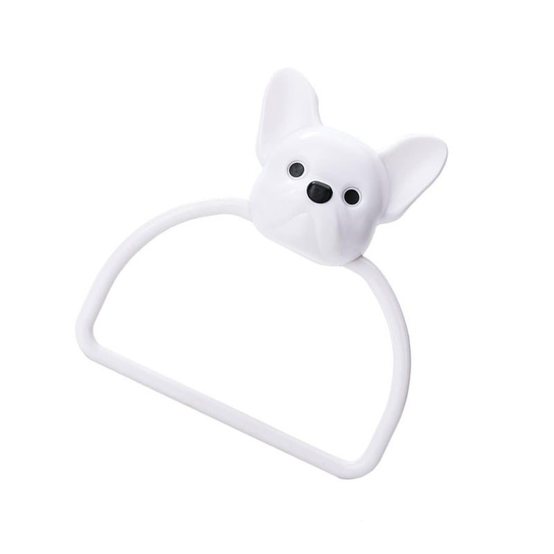 Wall Mounted Cartoon Towel Ring Holder For Bathroom Kitchen Lightweight - Image 2