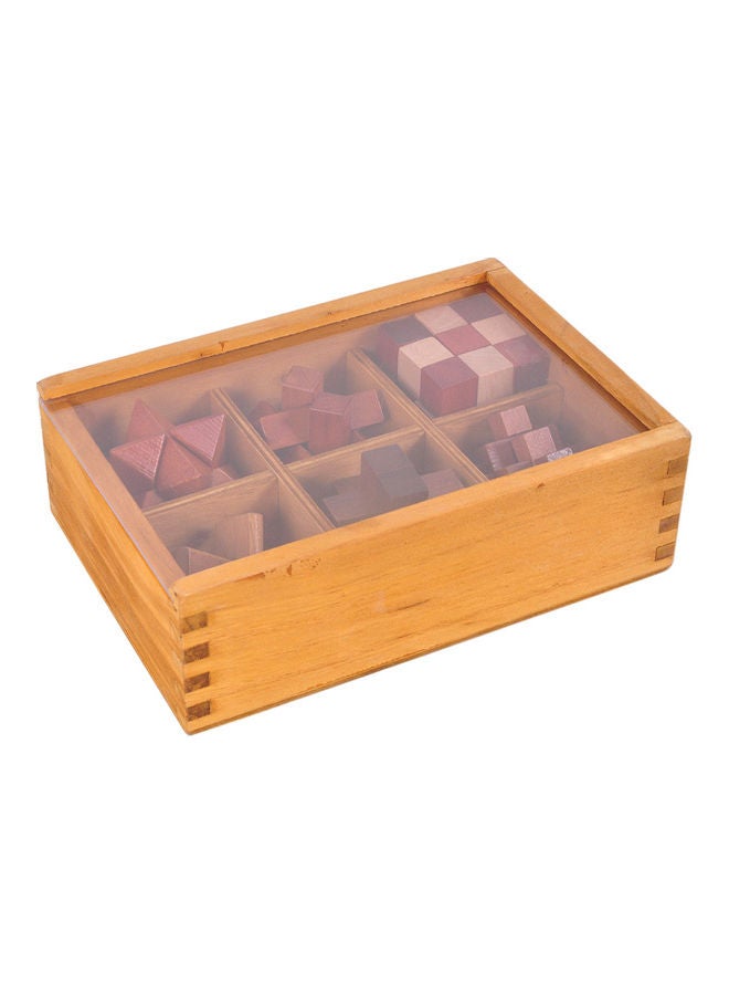 NIBEMINENT 6-Piece Kong Ming Luban Lock Puzzle Toy Set  - Image 3