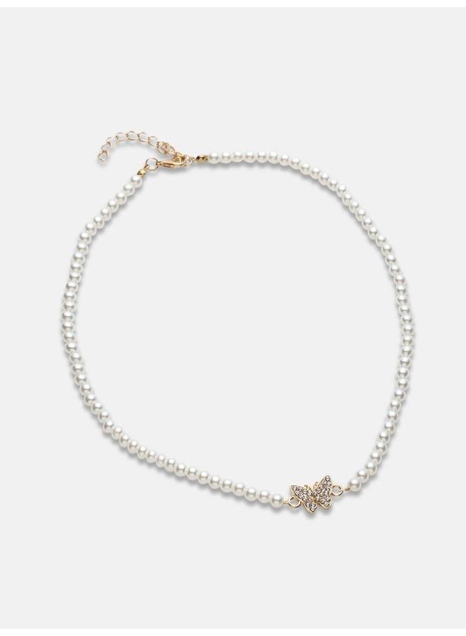 SOHI Butterfly Collar Artificial Necklace Jewellery - Image 4