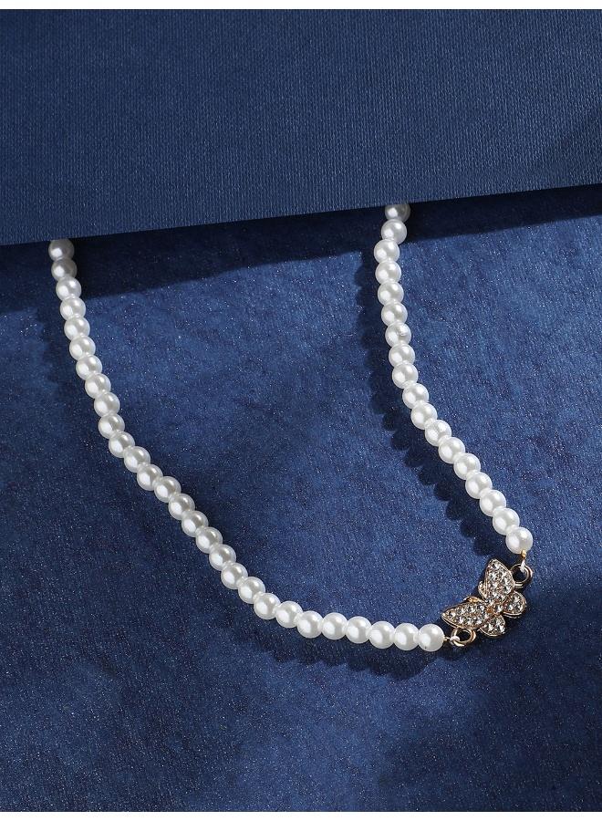 SOHI Butterfly Collar Artificial Necklace Jewellery - Image 5